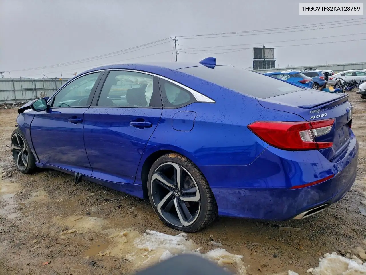 1HGCV1F32KA123769 2019 Honda Accord Sport