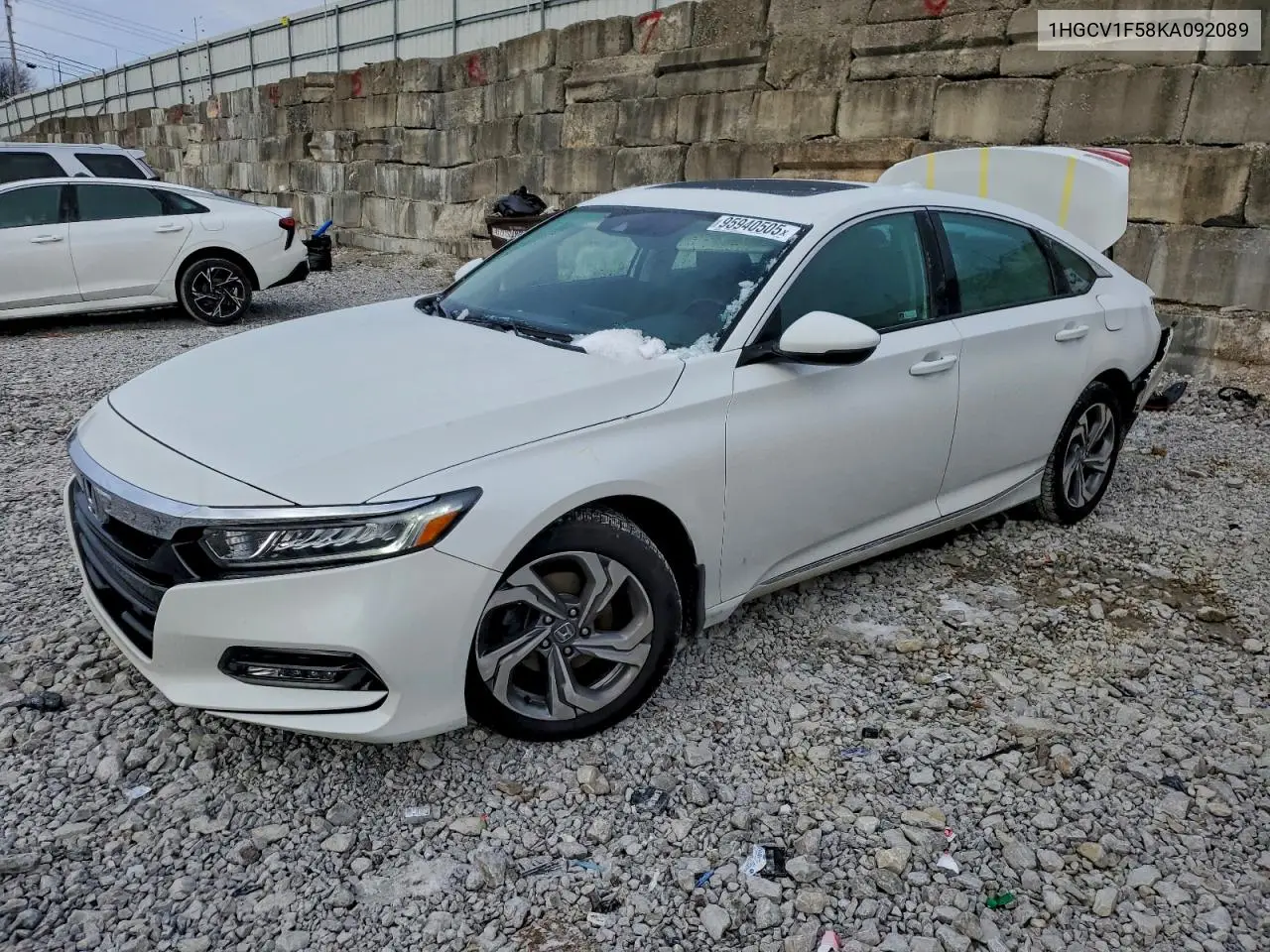 1HGCV1F58KA092089 2019 Honda Accord Exl