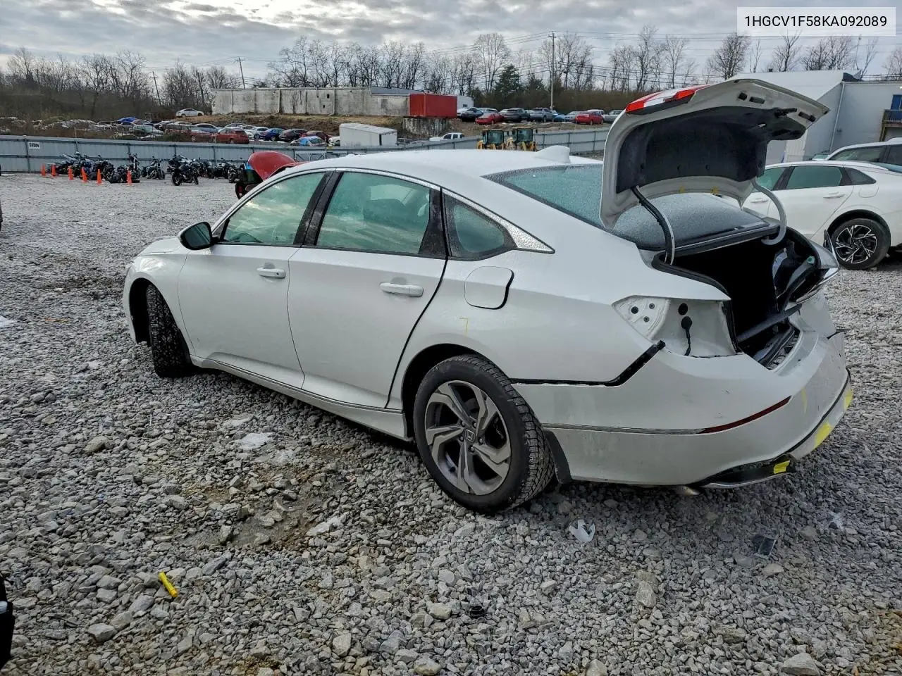 1HGCV1F58KA092089 2019 Honda Accord Exl
