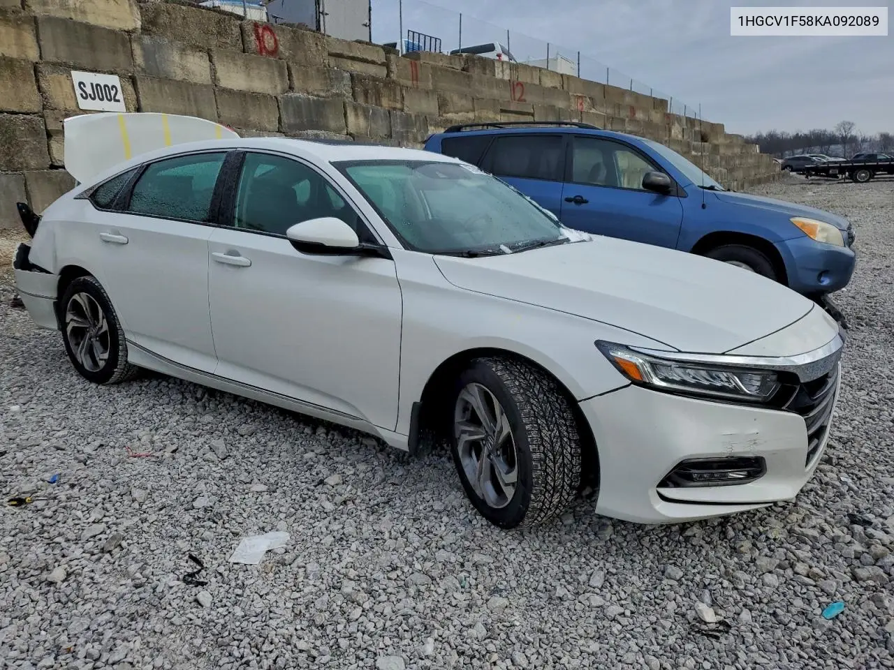 1HGCV1F58KA092089 2019 Honda Accord Exl