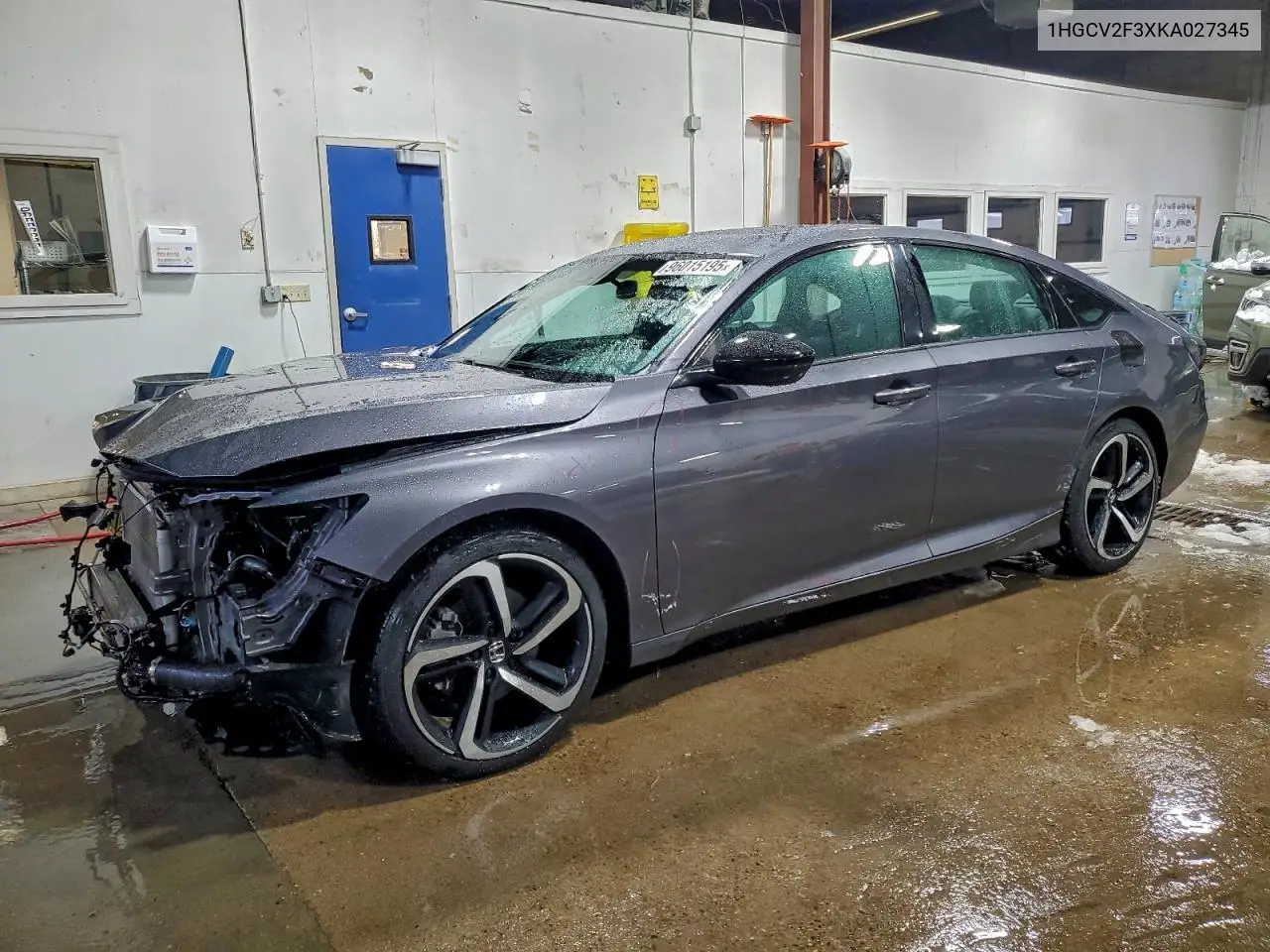 1HGCV2F3XKA027345 2019 Honda Accord Sport
