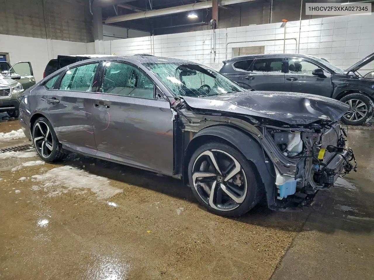 1HGCV2F3XKA027345 2019 Honda Accord Sport