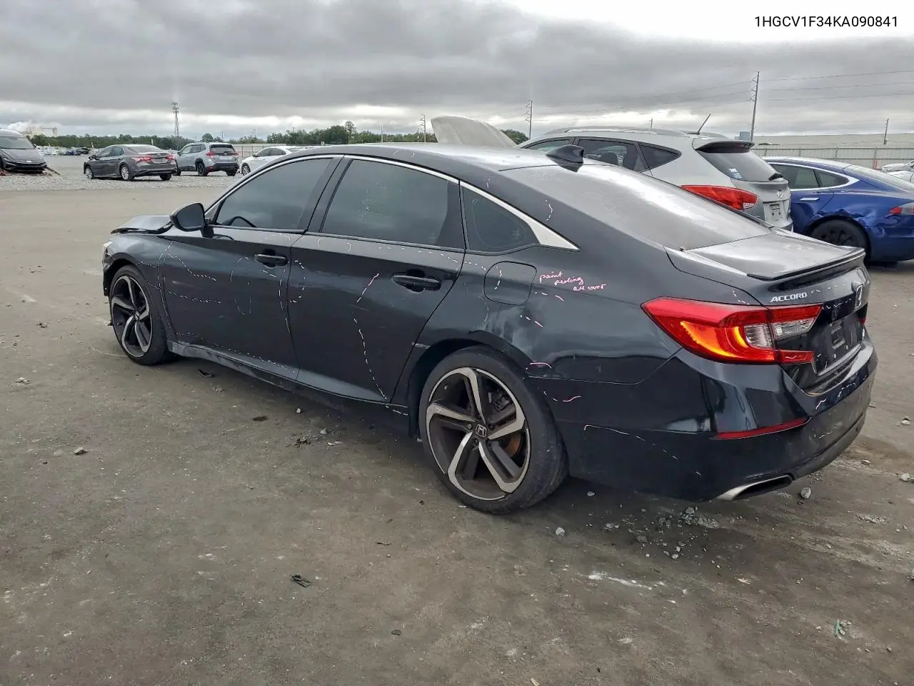 1HGCV1F34KA090841 2019 Honda Accord Sport