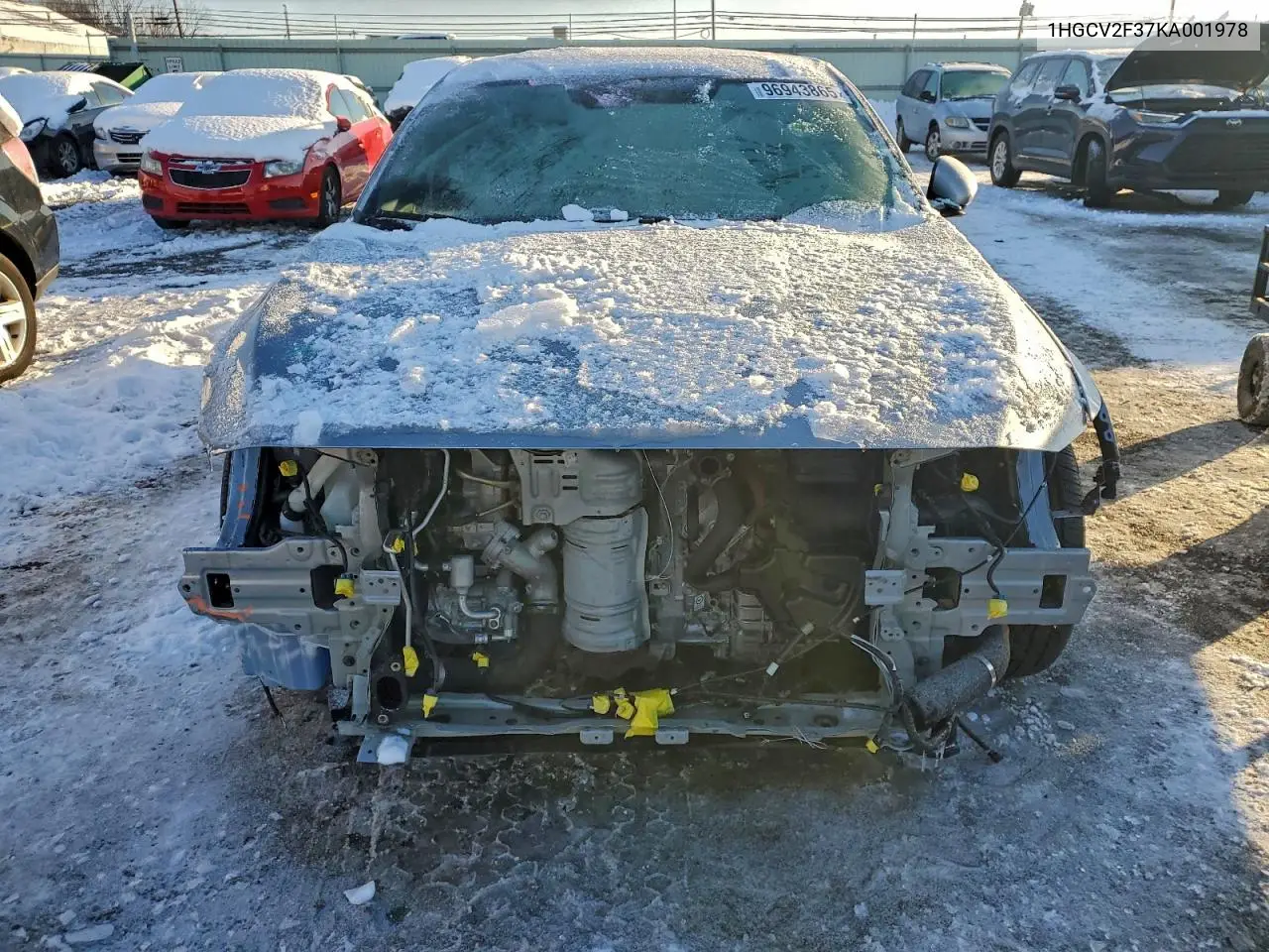 1HGCV2F37KA001978 2019 Honda Accord Sport