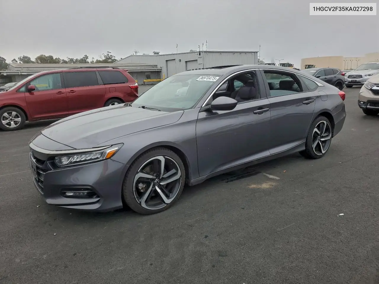 1HGCV2F35KA027298 2019 Honda Accord Sport