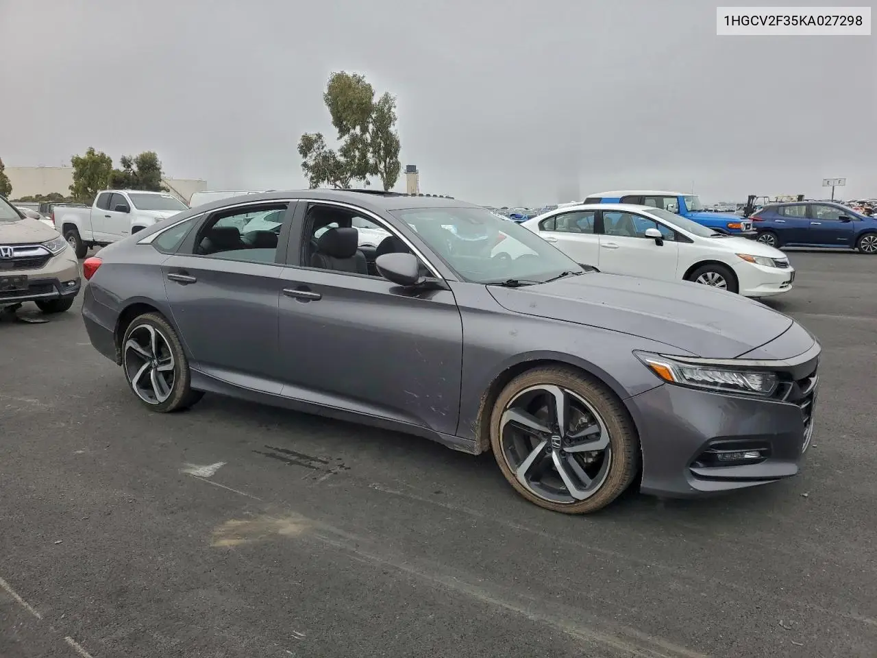 1HGCV2F35KA027298 2019 Honda Accord Sport