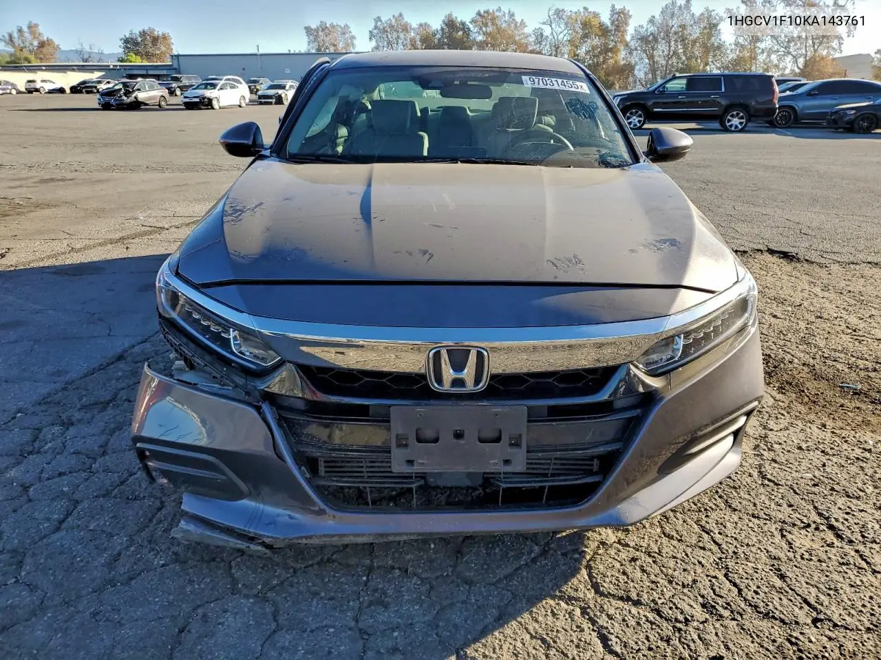 1HGCV1F10KA143761 2019 Honda Accord Lx