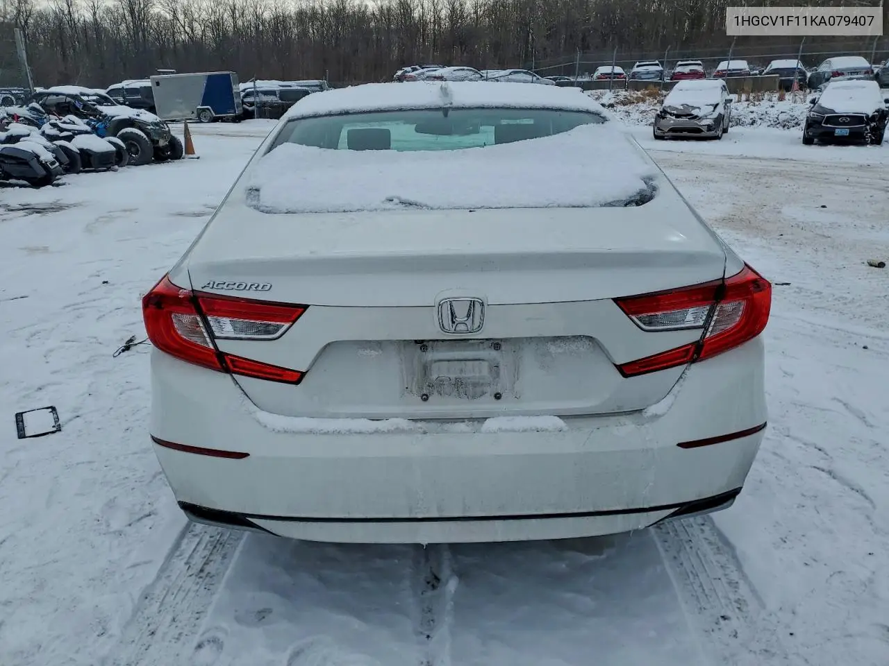 1HGCV1F11KA079407 2019 Honda Accord Lx