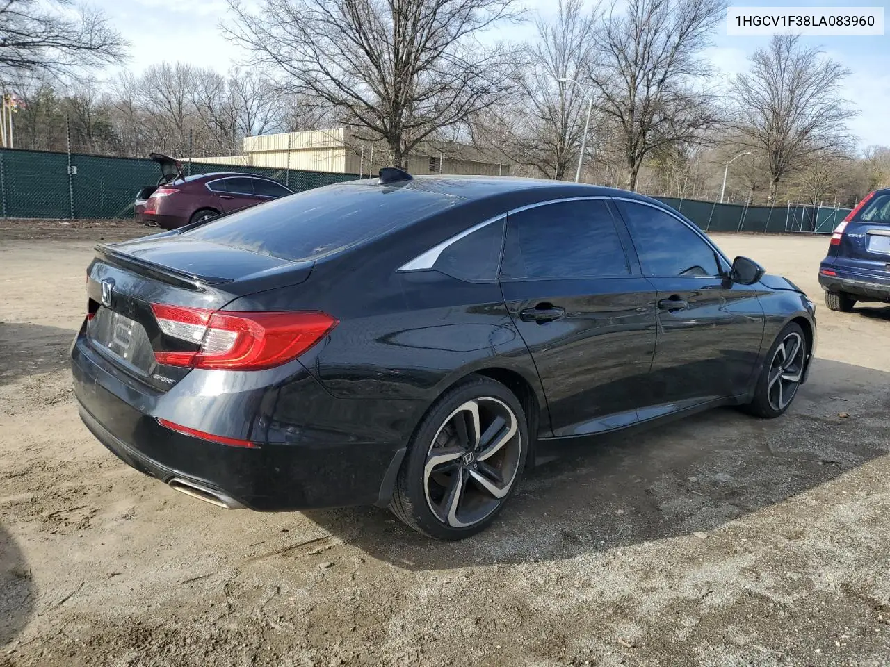 1HGCV1F38LA083960 2020 Honda Accord Sport