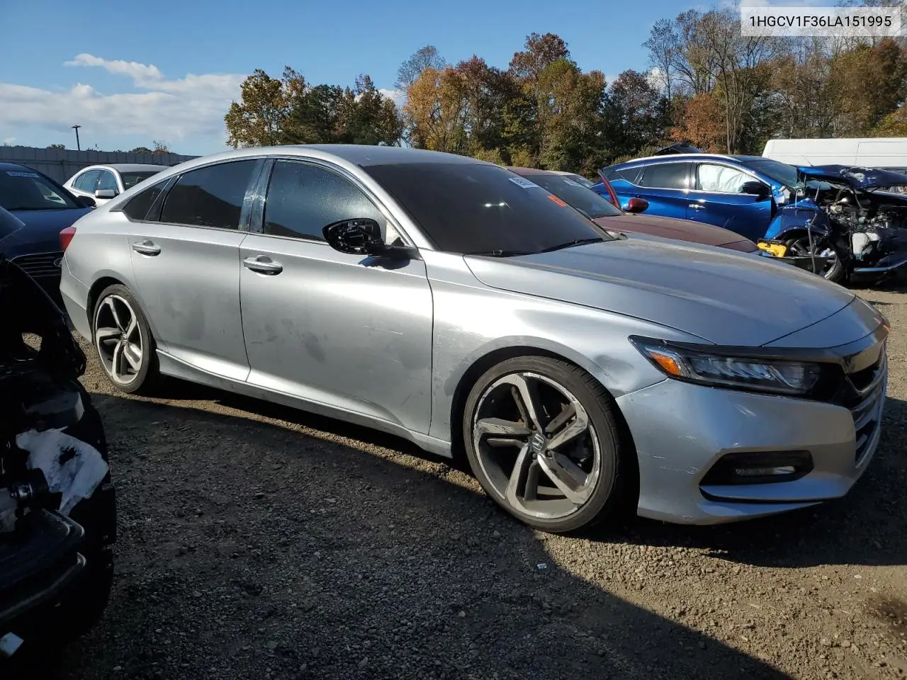 1HGCV1F36LA151995 2020 Honda Accord Sport