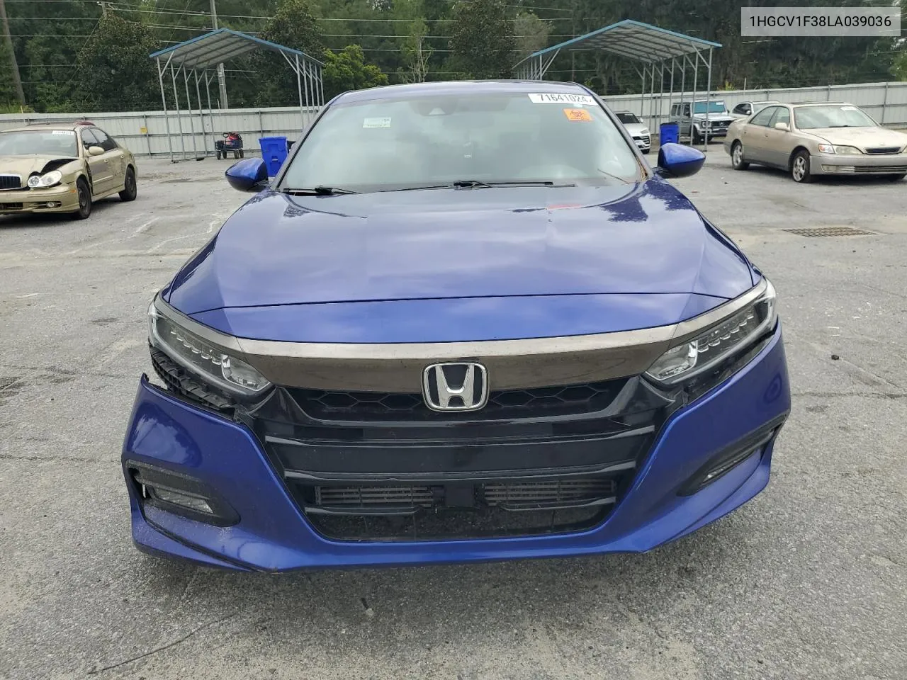 2020 Honda Accord Sport VIN: 1HGCV1F38LA039036 Lot: 71641024