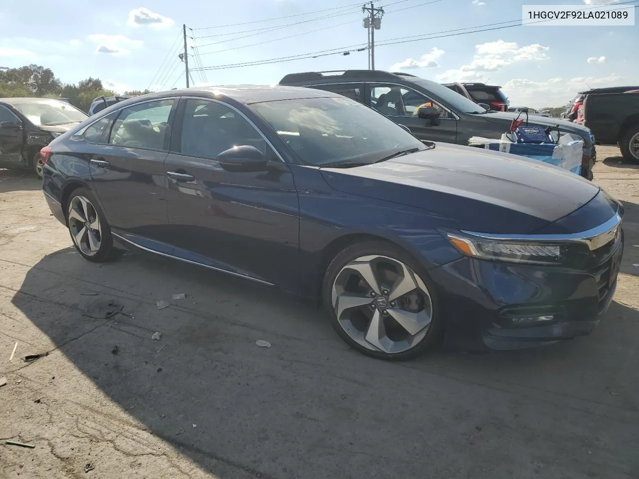 2020 Honda Accord Touring VIN: 1HGCV2F92LA021089 Lot: 72587714