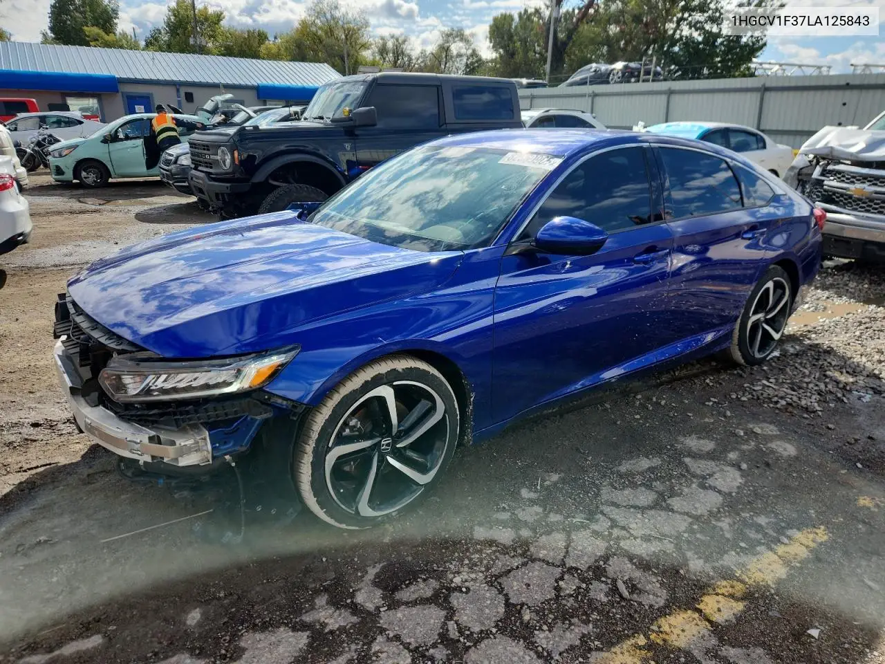 1HGCV1F37LA125843 2020 Honda Accord Sport