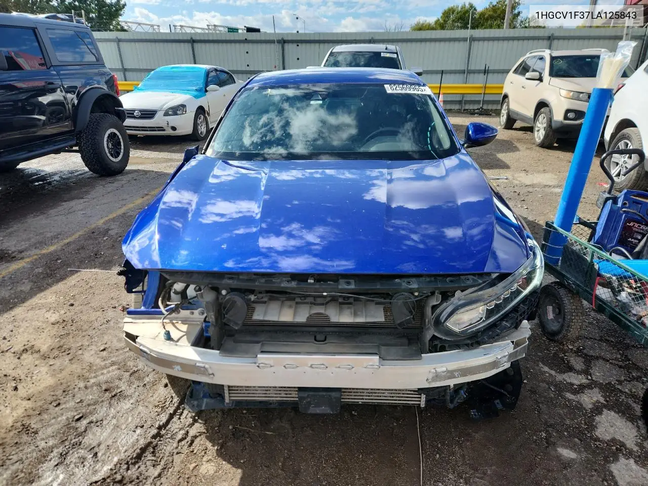 1HGCV1F37LA125843 2020 Honda Accord Sport