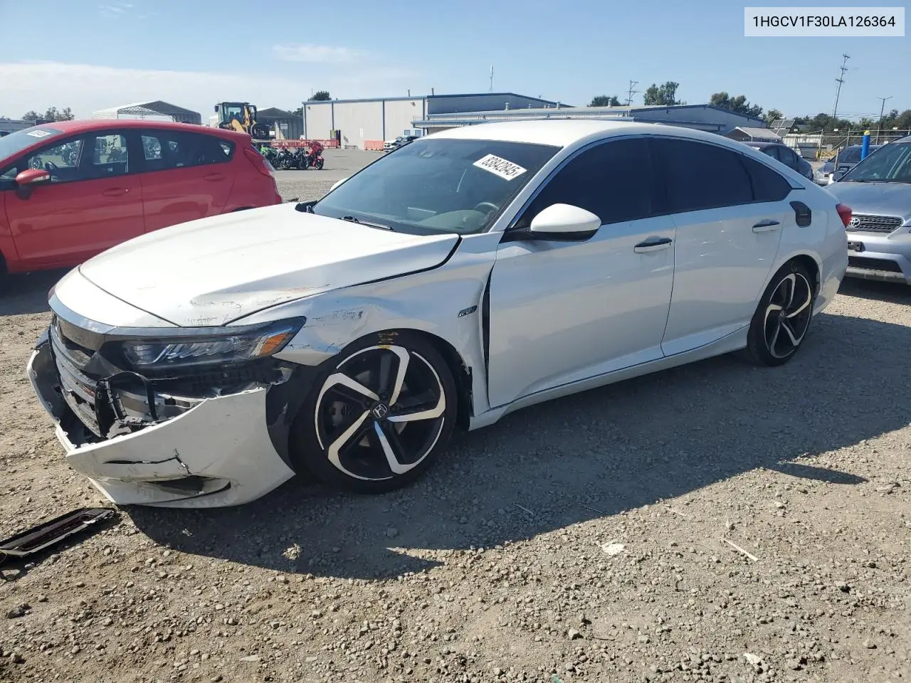 1HGCV1F30LA126364 2020 Honda Accord Sport