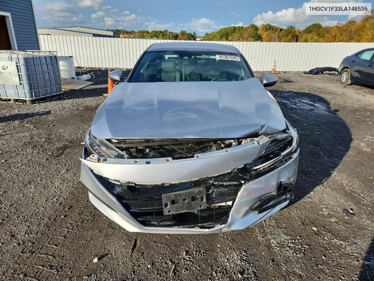 1HGCV1F33LA148536 2020 Honda Accord Sport