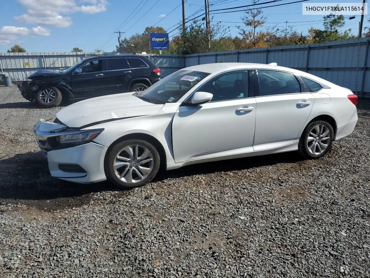 1HGCV1F1XLA115614 2020 Honda Accord Lx
