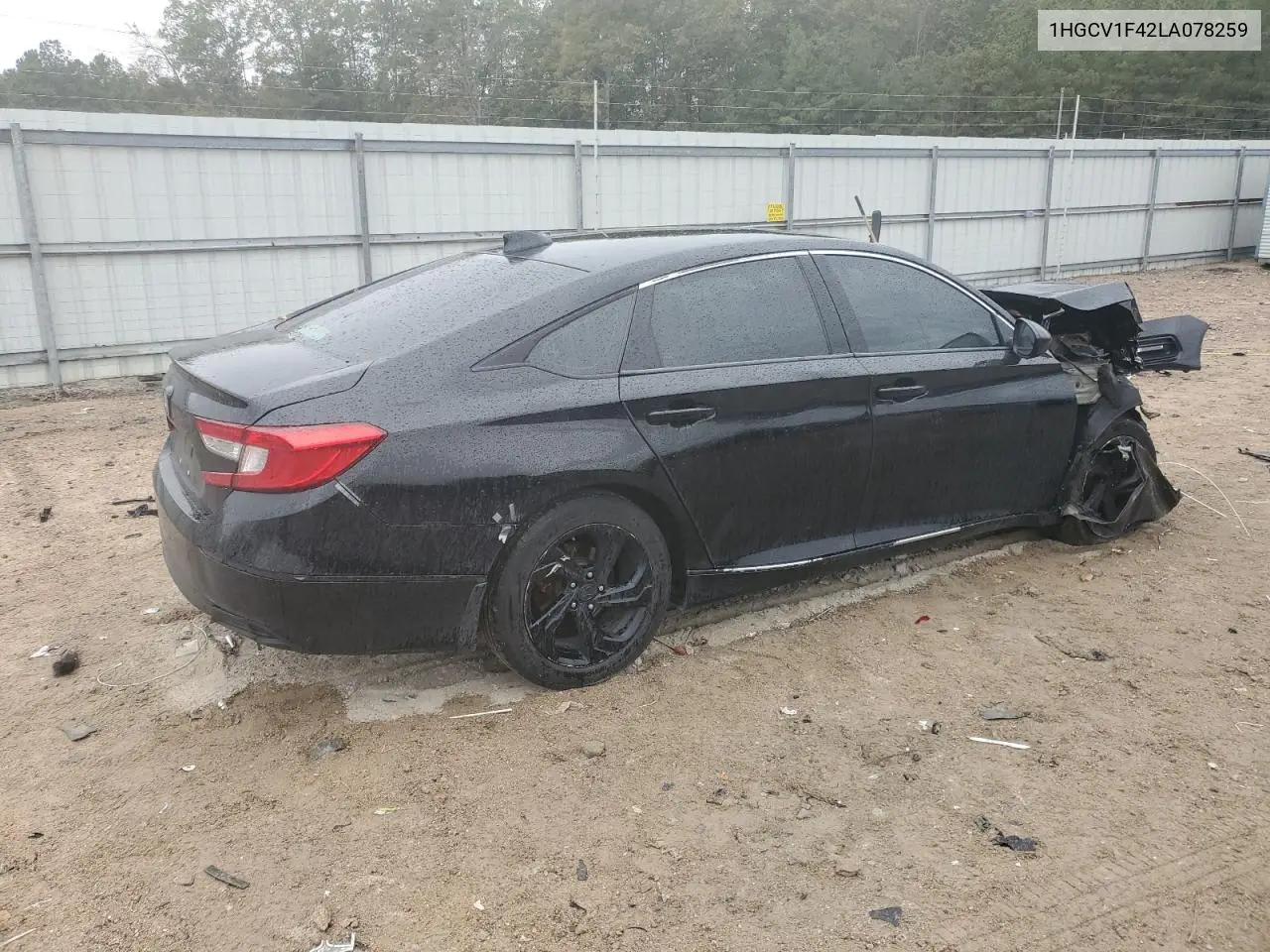 1HGCV1F42LA078259 2020 Honda Accord Ex