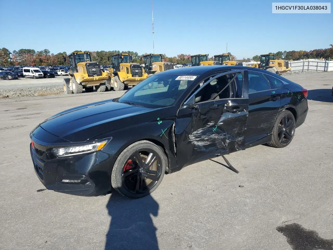 1HGCV1F30LA038043 2020 Honda Accord Sport