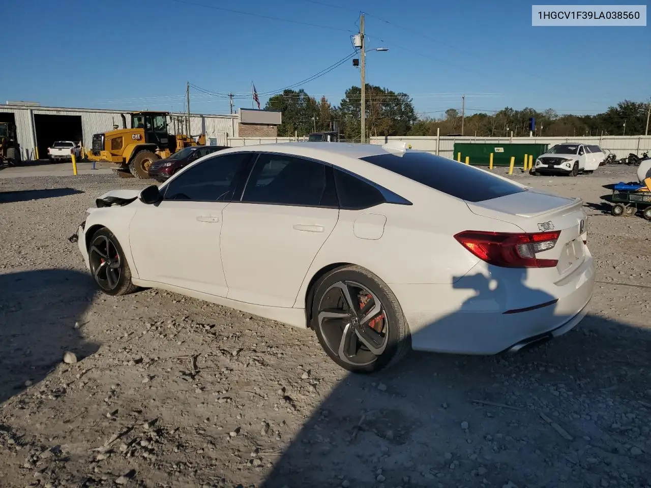 1HGCV1F39LA038560 2020 Honda Accord Sport