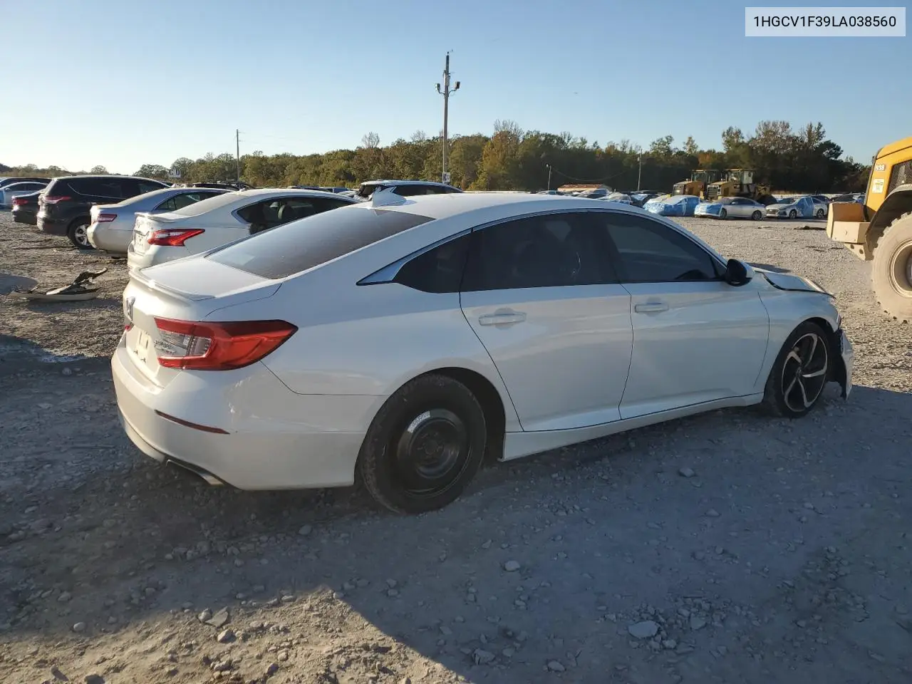 1HGCV1F39LA038560 2020 Honda Accord Sport