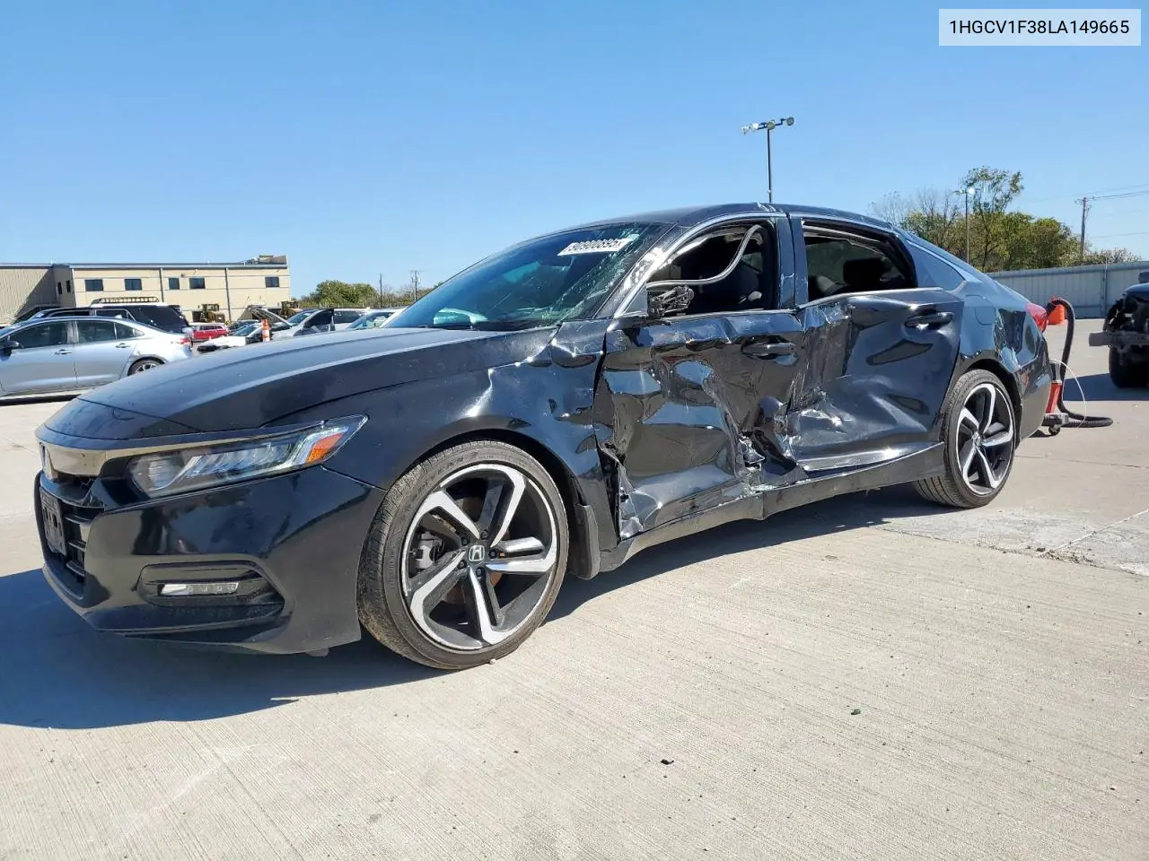 1HGCV1F38LA149665 2020 Honda Accord Sport