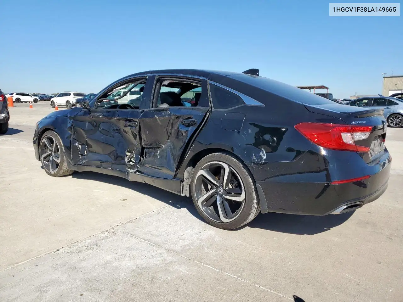 1HGCV1F38LA149665 2020 Honda Accord Sport