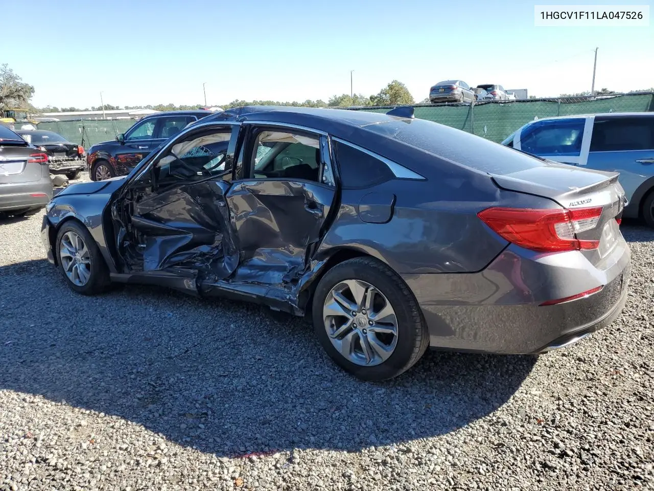 1HGCV1F11LA047526 2020 Honda Accord Lx