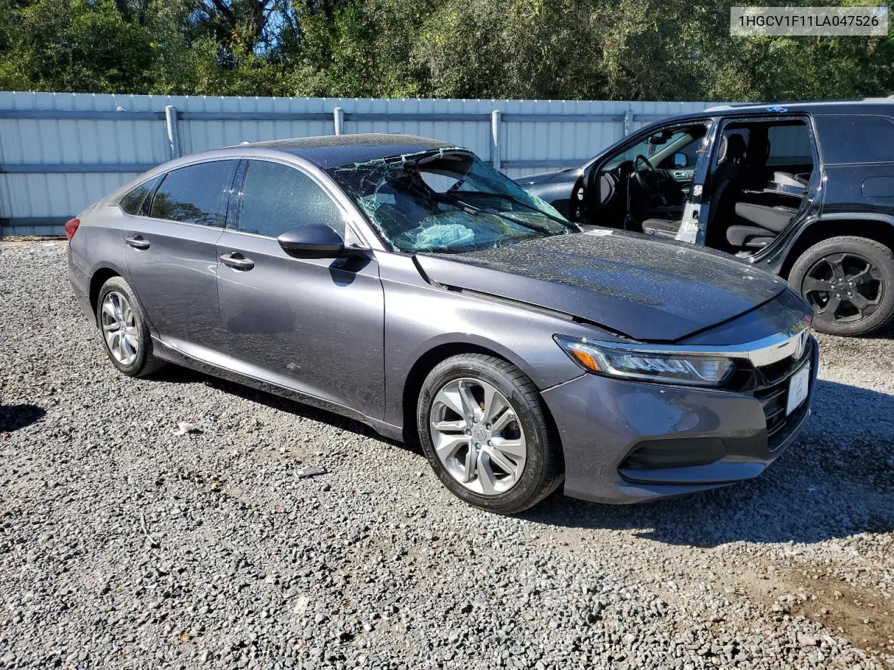 1HGCV1F11LA047526 2020 Honda Accord Lx