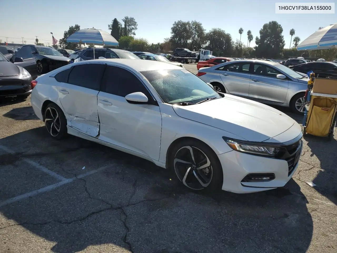 1HGCV1F38LA155000 2020 Honda Accord Sport