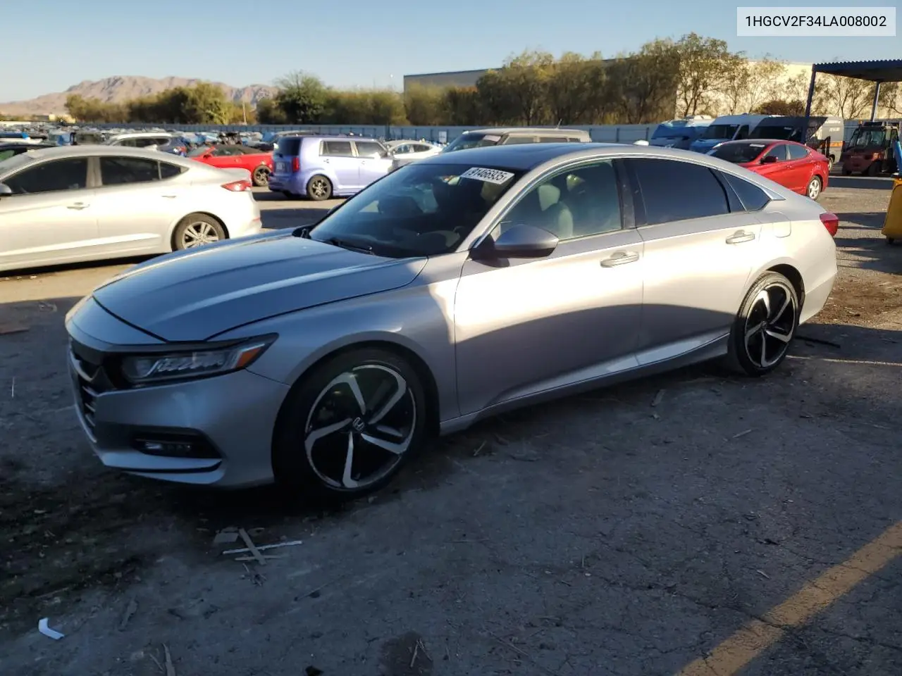 1HGCV2F34LA008002 2020 Honda Accord Sport