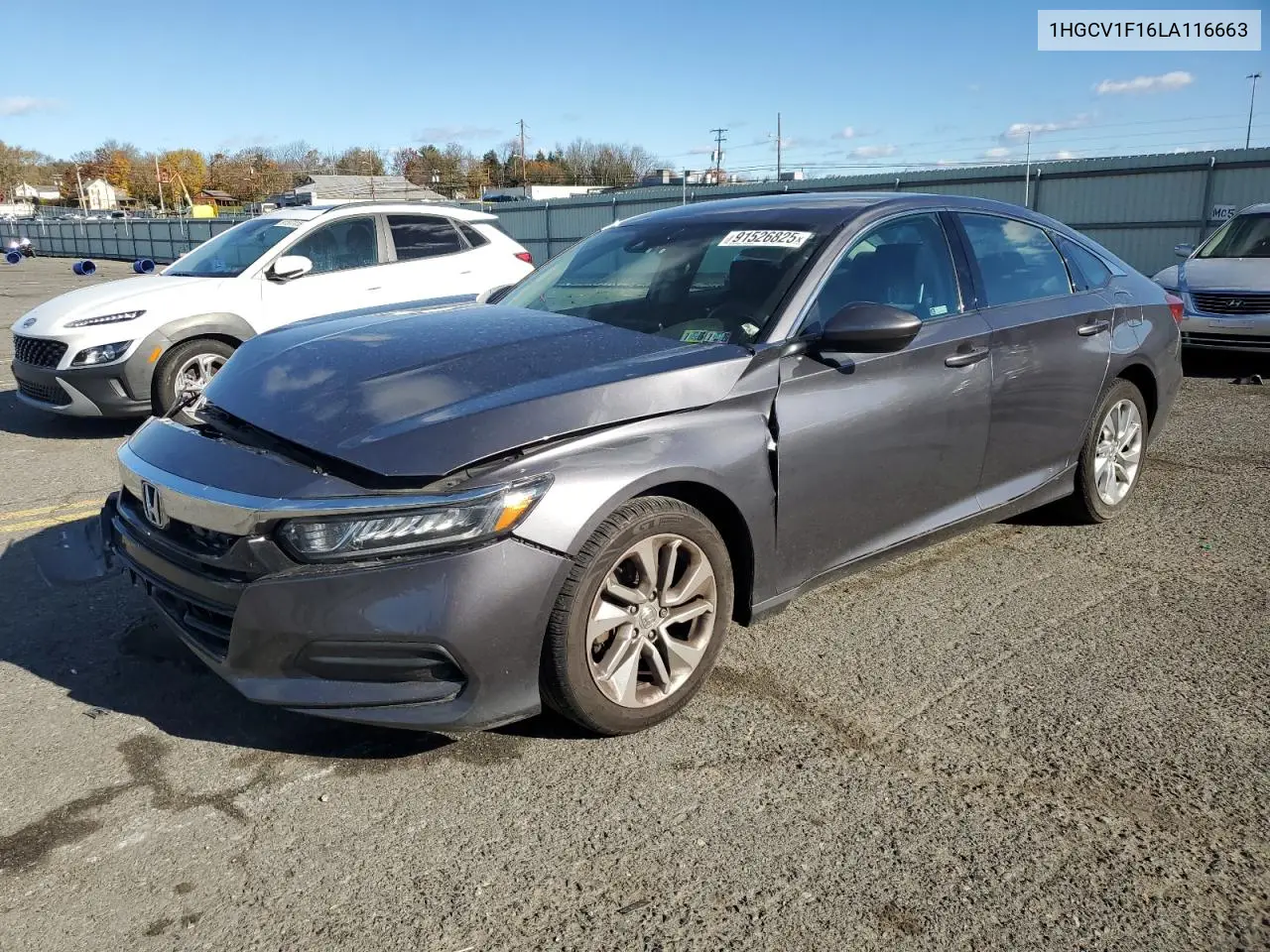 1HGCV1F16LA116663 2020 Honda Accord Lx