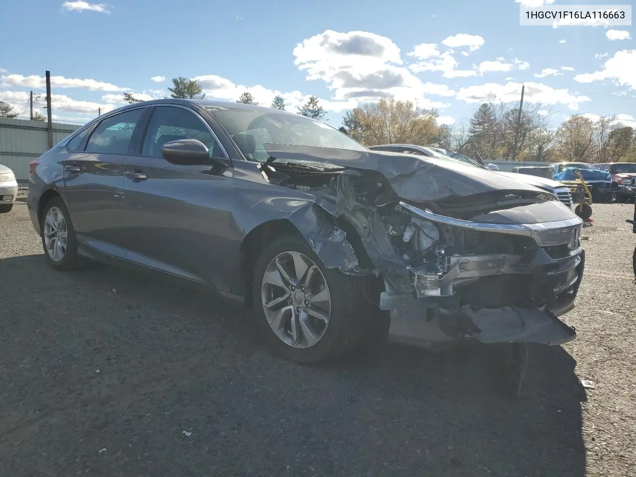 1HGCV1F16LA116663 2020 Honda Accord Lx