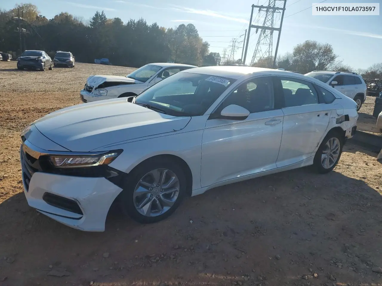 1HGCV1F10LA073597 2020 Honda Accord Lx