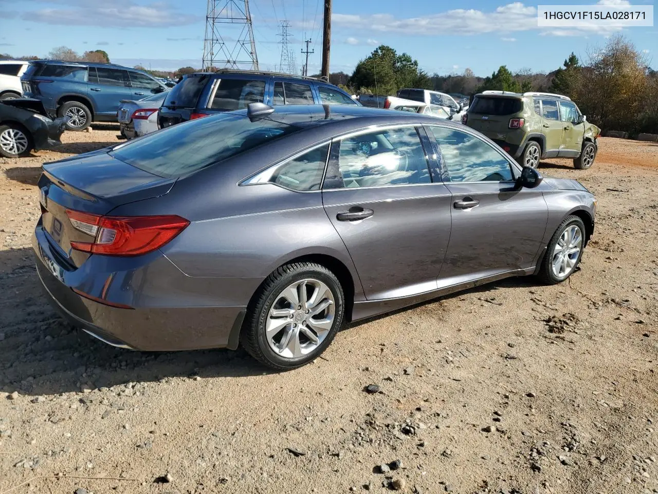 1HGCV1F15LA028171 2020 Honda Accord Lx