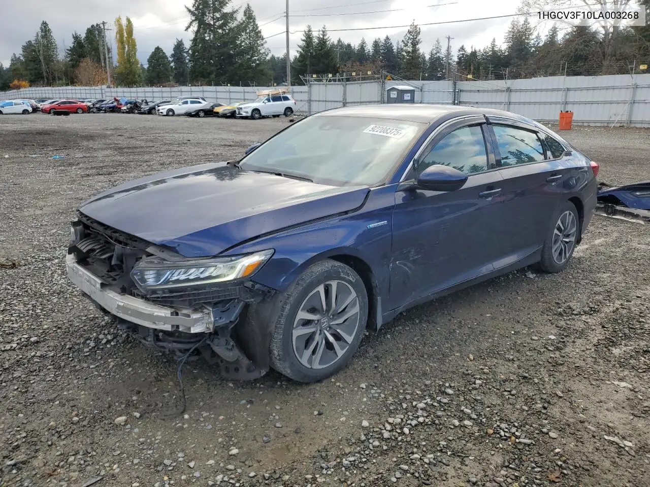 1HGCV3F10LA003268 2020 Honda Accord Hybrid