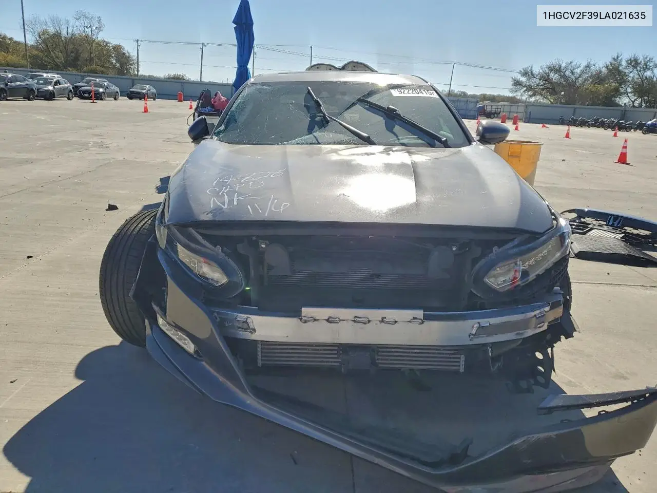 1HGCV2F39LA021635 2020 Honda Accord Sport