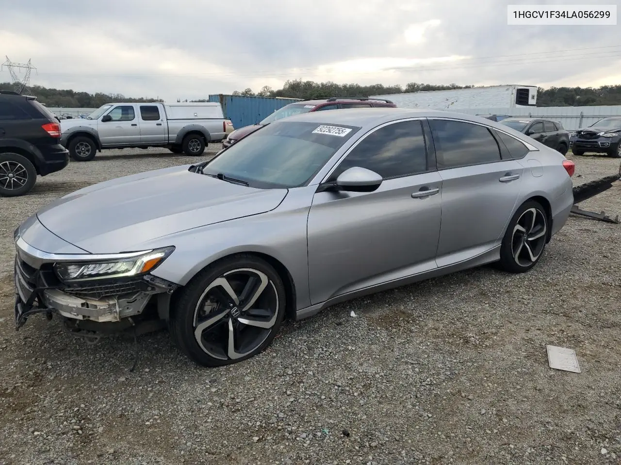 1HGCV1F34LA056299 2020 Honda Accord Sport