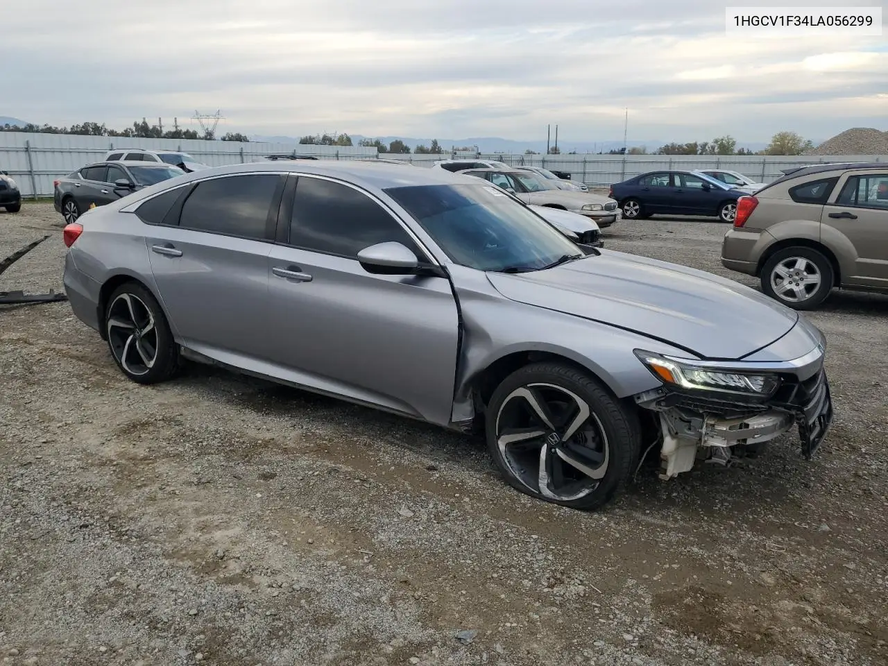 1HGCV1F34LA056299 2020 Honda Accord Sport