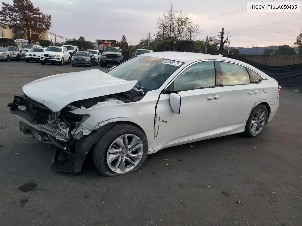 1HGCV1F16LA050485 2020 Honda Accord Lx