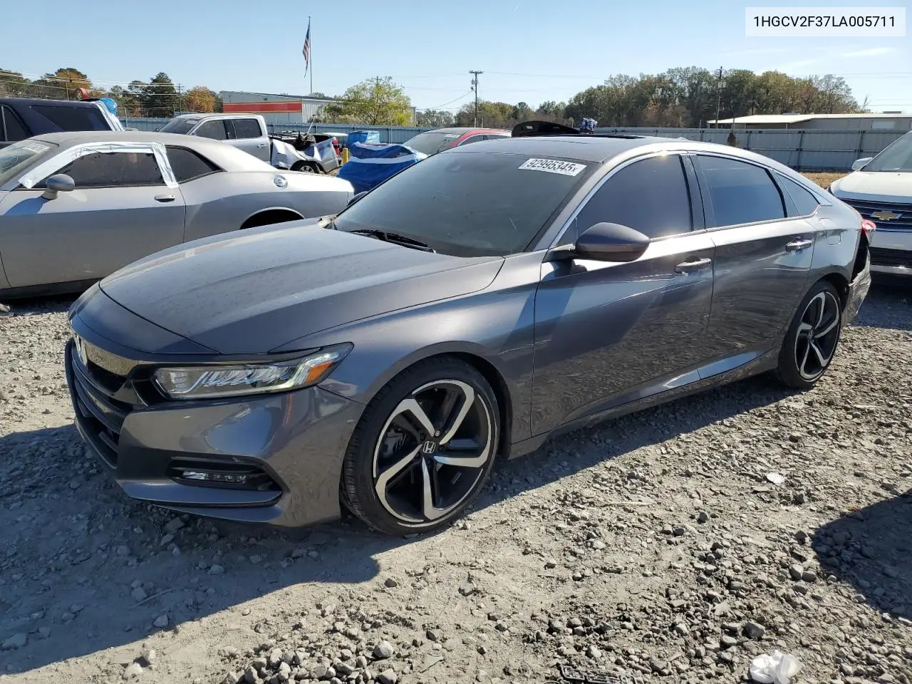 1HGCV2F37LA005711 2020 Honda Accord Sport