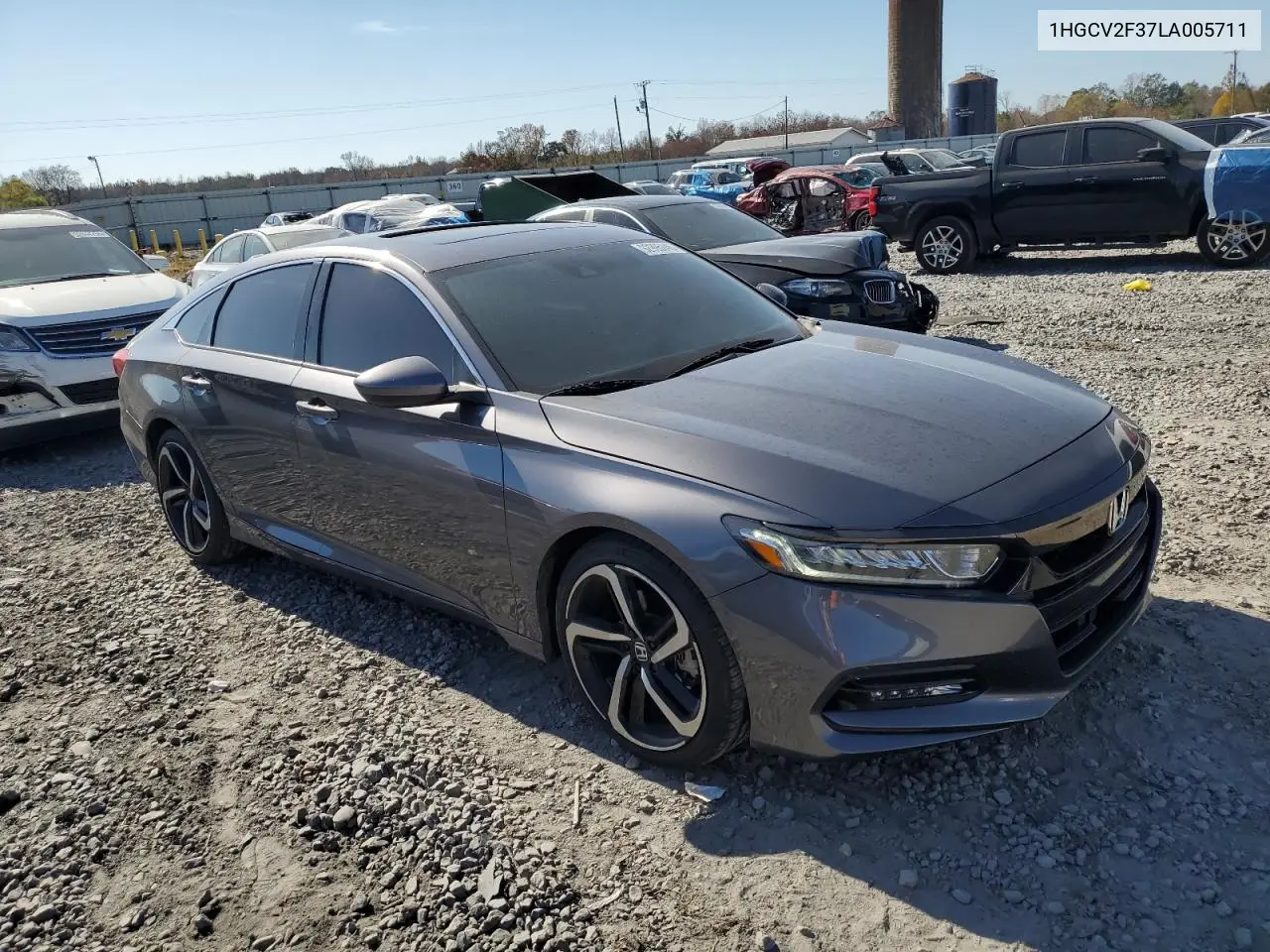 1HGCV2F37LA005711 2020 Honda Accord Sport