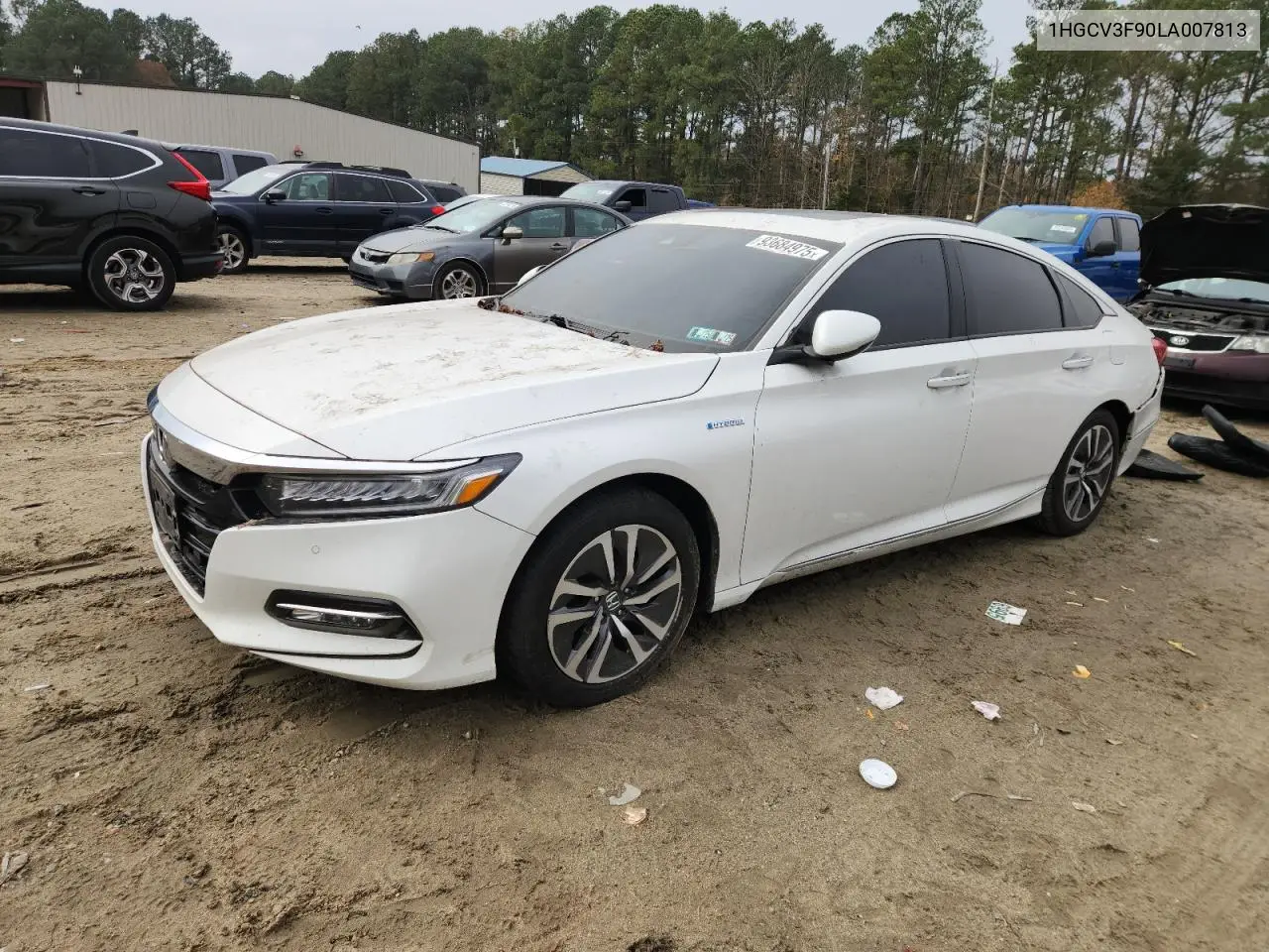1HGCV3F90LA007813 2020 Honda Accord Touring Hybrid