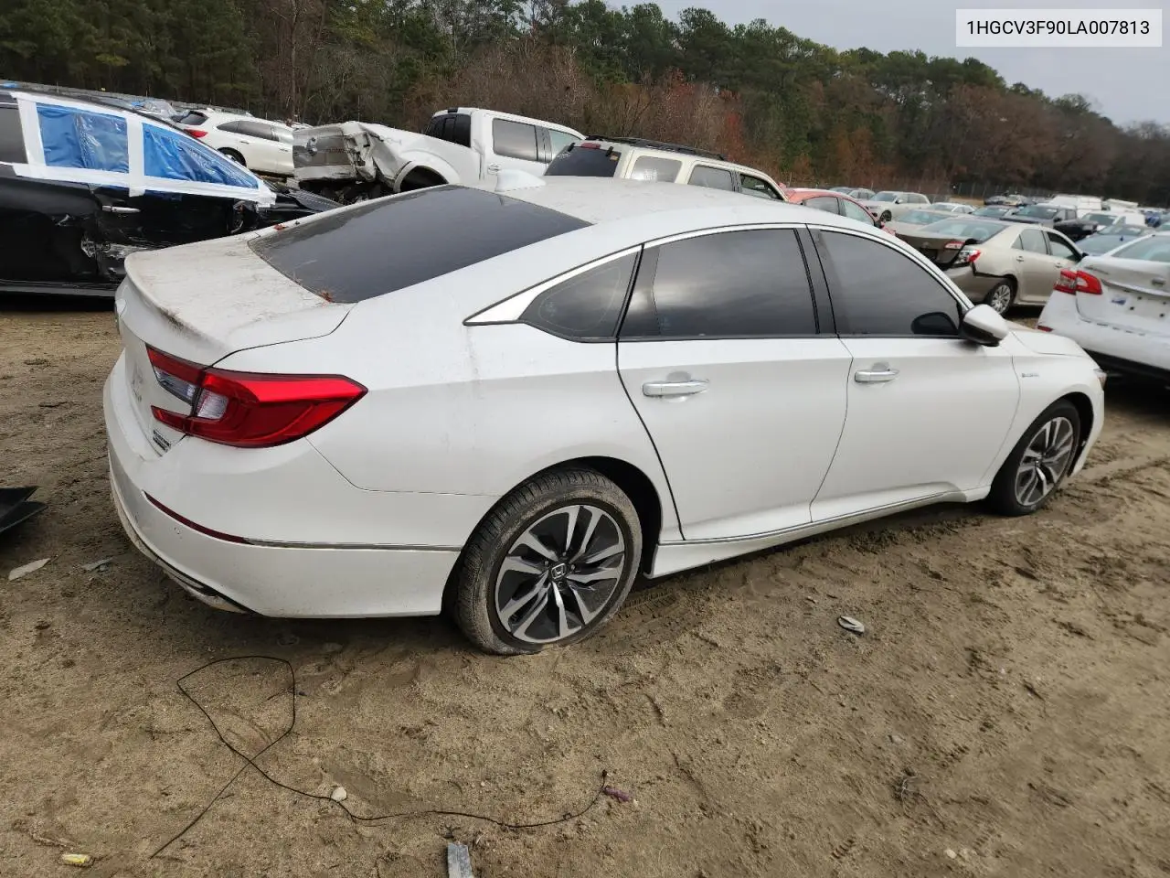 1HGCV3F90LA007813 2020 Honda Accord Touring Hybrid