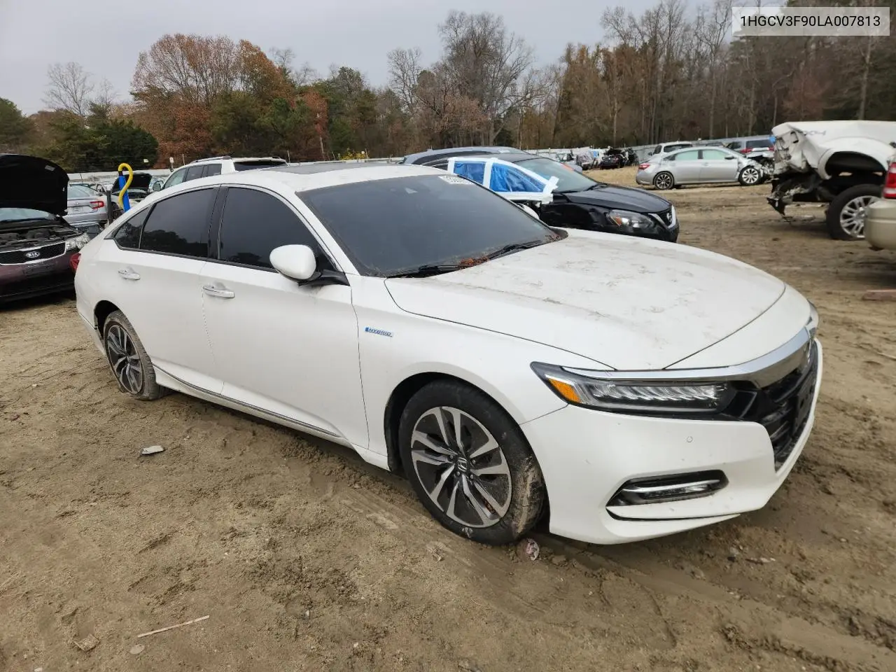 1HGCV3F90LA007813 2020 Honda Accord Touring Hybrid