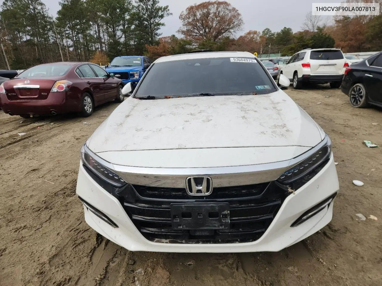1HGCV3F90LA007813 2020 Honda Accord Touring Hybrid