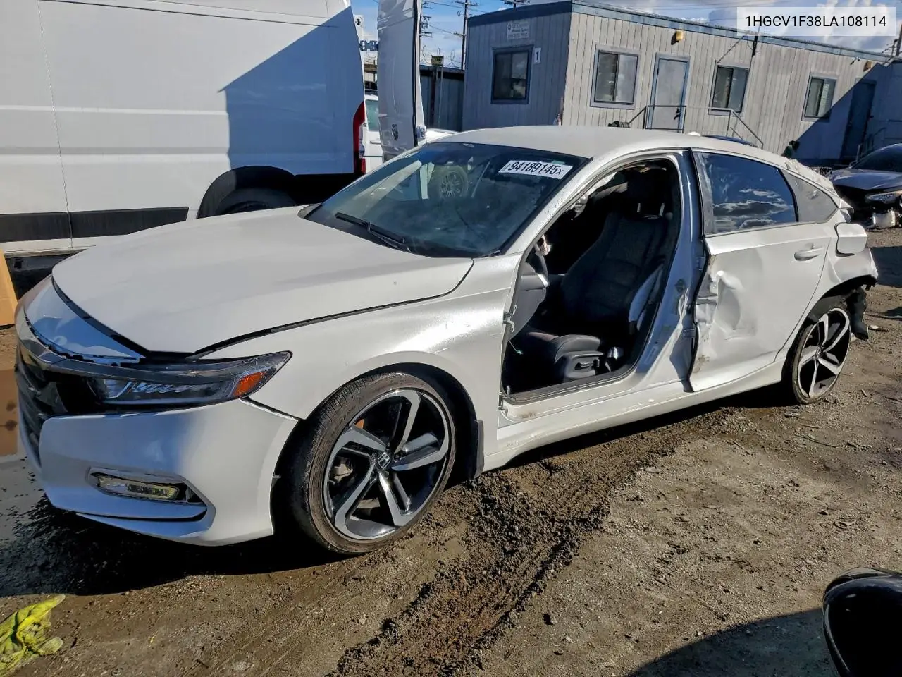 1HGCV1F38LA108114 2020 Honda Accord Sport