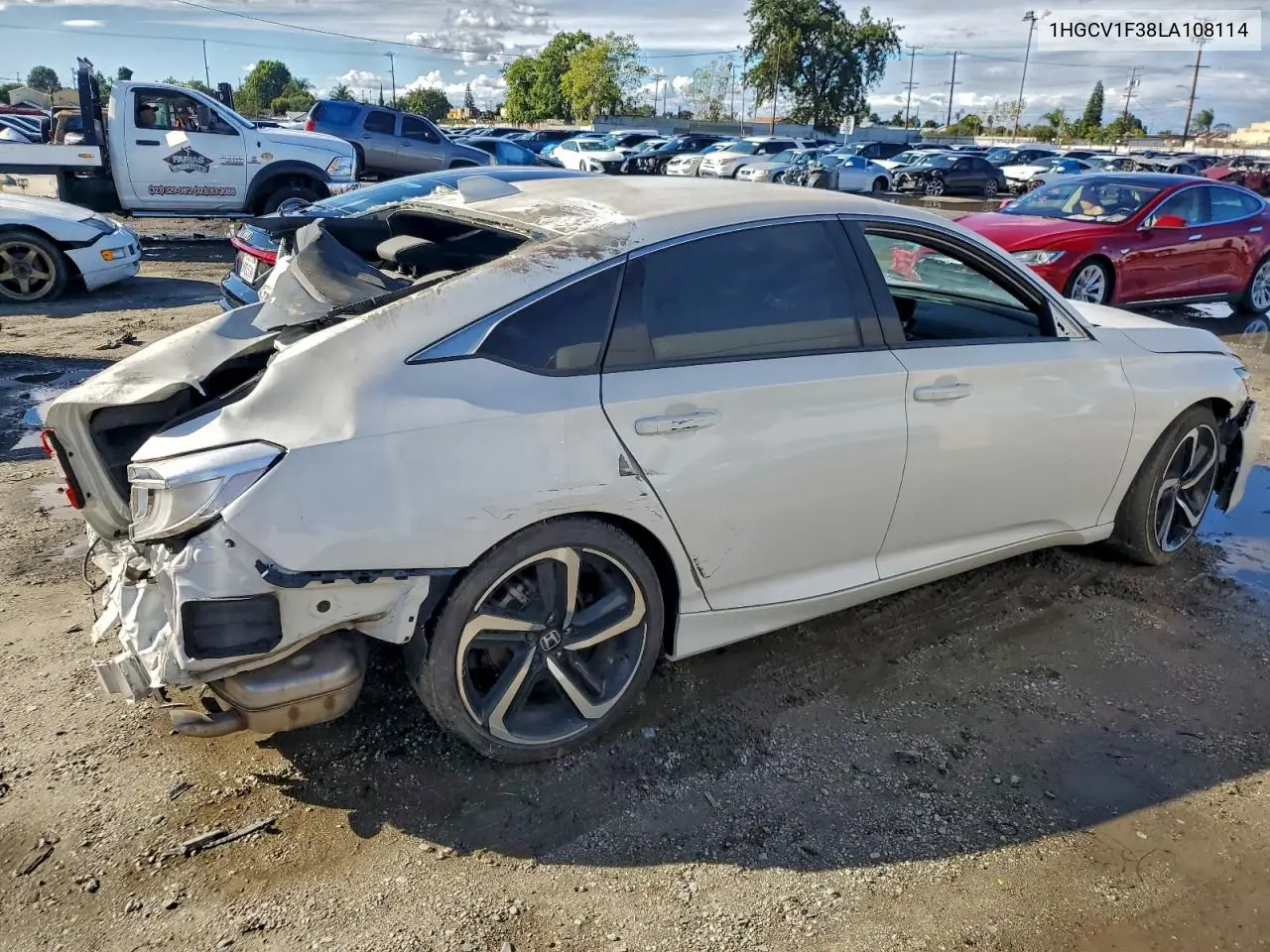 1HGCV1F38LA108114 2020 Honda Accord Sport