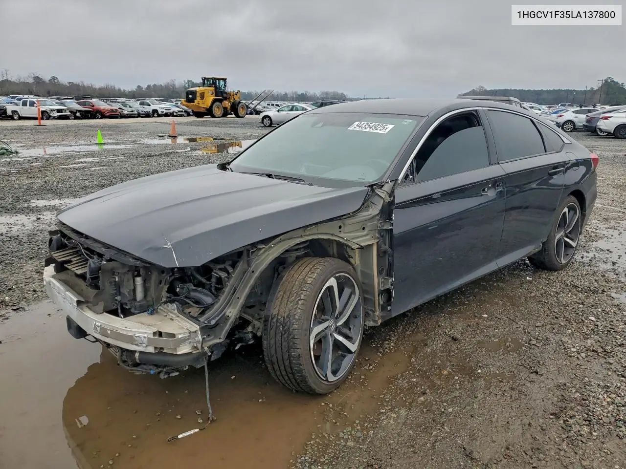 1HGCV1F35LA137800 2020 Honda Accord Sport
