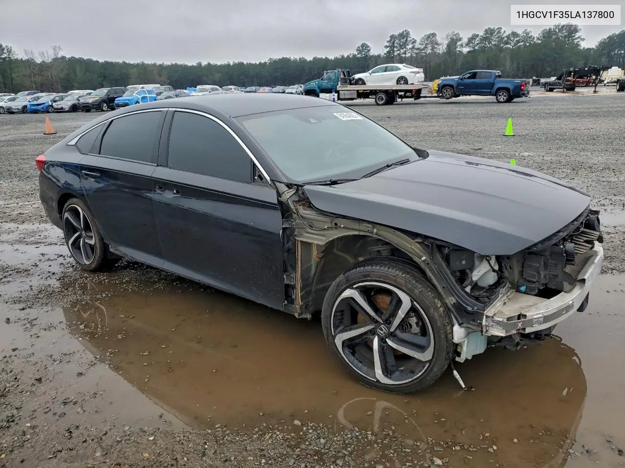 1HGCV1F35LA137800 2020 Honda Accord Sport